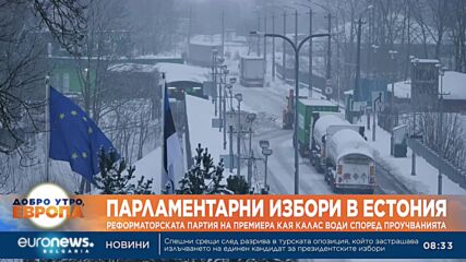 Избори в Естония: Реформаторската партия на премиера Кая Калас води според проучванията