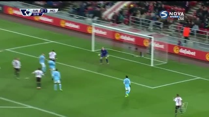Съндърланд - Манчестър Сити 0:1 /първо полувреме/