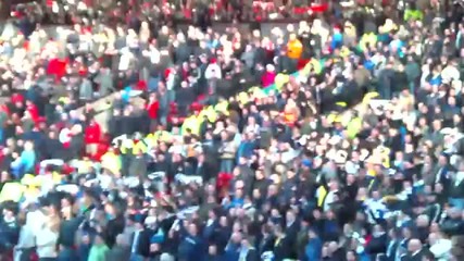 Manchester Utd. 0 - Leeds Utd 1 - Leeds Fans 