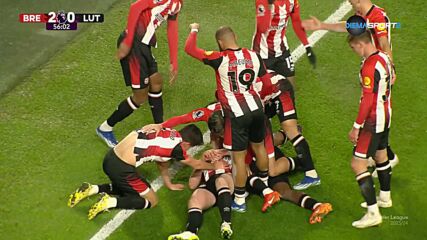Brentford with a Goal vs. Luton Town