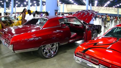 Checker Flag Flames 71 Caprice Donk on 26 Forgiatos Wheels - 1080p Hd