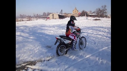 Зимен старт с Honda Xr 125