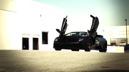 Lamborghini Beverly Hills - Matte Black Murcielago Lp650 - 4 Roadster 