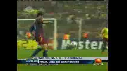Champions League 2006 Final Arsenal vs Barcelona 
