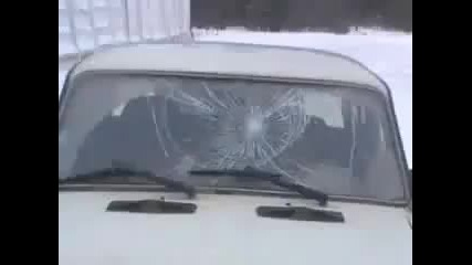 На тези не им се получи, истинско камикадзе 