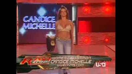 Melina (With Beth) Vs. Mickie (With Candice)-NEW