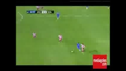 Atletico Madrid - Chelsea 2 - 2 - Goals & Highlights [03.11.09]