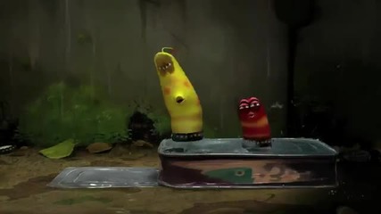 Смешна анимация - Ларва - Танц под дъжда (еп.18)