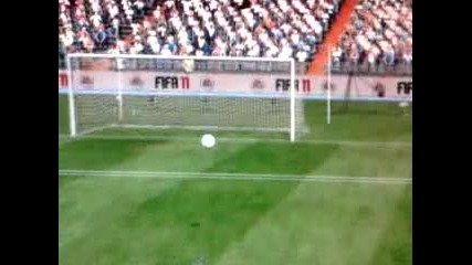 David Villa goal fifa 11