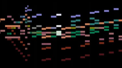 Beethoven 5th Symphony (no. 5, graphical score animation ..