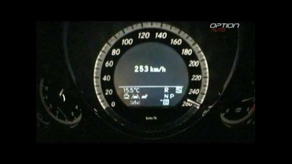 250 kmh en Mercedes E350 Cgi 