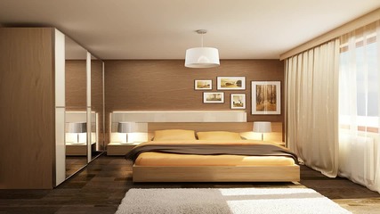 Истерия Дизайн - 3d проект на Спалня