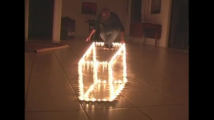 Готина илюзия със свещи