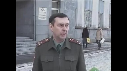 Пиян руски танкист подкарва танка и вършее 