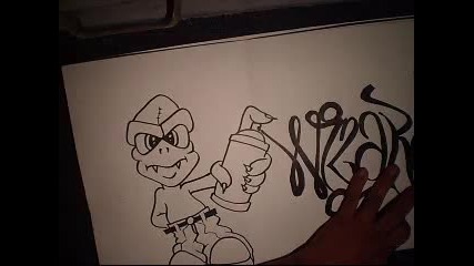Как да рисуваме графити човече 