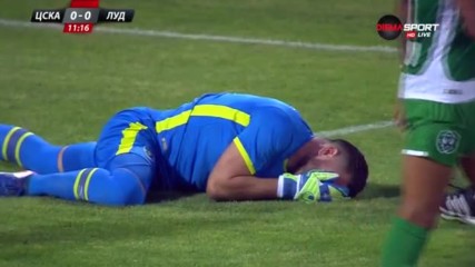 ЦСКА - Лудогорец 0:0 /полувреме/