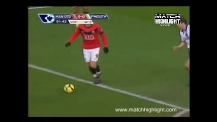 Man. Utd. - Portsmouth, Berbatov goal 4, 62 min. 