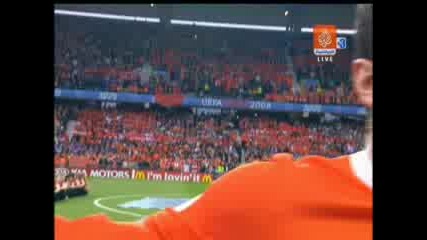 Euro 2008 - Франция - Холандия 4:1 Националните химни
