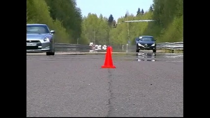 Dragtimes.info Nissan Gtr vs Mercedes Cls55 Amg