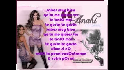 Anahi - Hasta que me conociste lyrics 