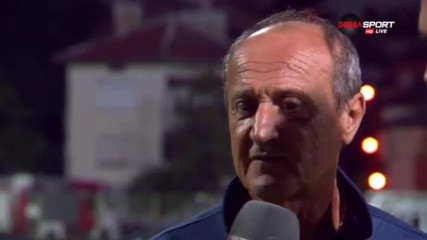 Мнението на Делио Роси след победата над Пирин
