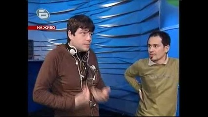 Music Idol 2:Иван Ангелов прекъсва репетицията на Етиен Леви 17.03.2008 *HQ*