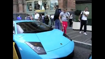 Шоу - сложиха скоби на Koenigsegg и Lamborghini