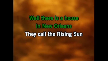 House Of The Rising Sun - karaoke 