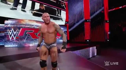 Randy Orton е ядосан на бизмесмените и пребива Seth Rollins - Raw 27.10.14