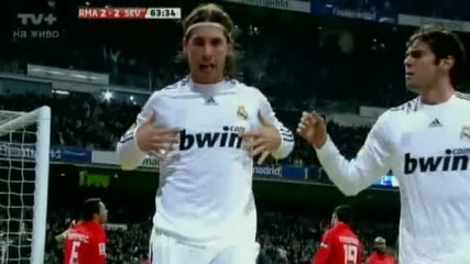 Real Madrid - Sevilla 3:2 Белият балет стъпи на върха след сензационен обрат 