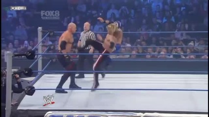 Edge & Rey Mysterio - Double Dropkick