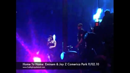 Eminem And Jay Z at Comerica Park 9_2_ 50, Drake, Jeezy, D12, Trick Trick, B o B & More