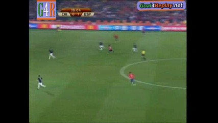 World Cup - Испания - Чили ( 2 - 1 ) . Всички голове!