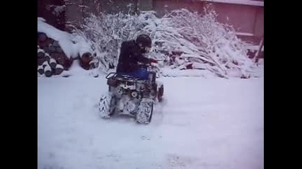 driftove s atv prez zimata