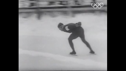 Speed skating Men 10000m St.moritz 1948 Winter Olympic Games 