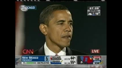 Обама Благодари На Америка (05.11.2008)