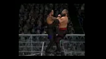 Smackdown vs Raw 2009 - Undertaker vs Kane Hell in a Cell 2/2