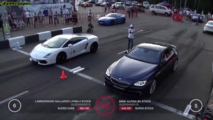 Bmw Alpina B6 vs Lamborghini Gallardo Lp560-4