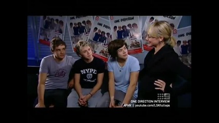 * Забавно интервю на One Direction за австралийска телевизия *
