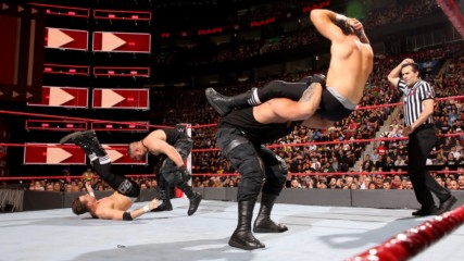 The Authors of Pain vs. Jean-Paul and Francois: Raw, April 30, 2018
