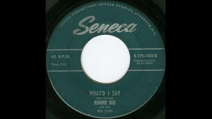 Ronnie and the Redcaps - what'd i say