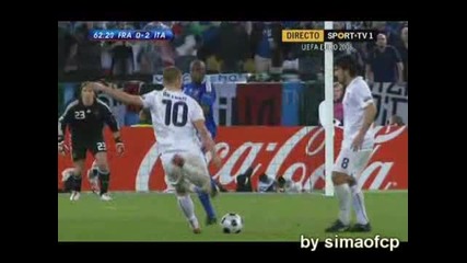 Евро 2008 Франция - Италия 0:2 Де Роси