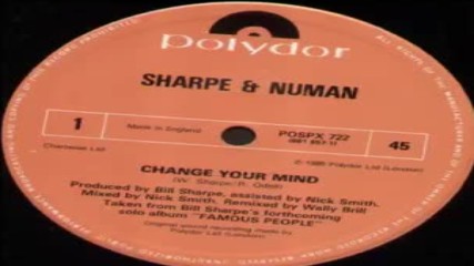 Sharpe & Numan - Change Your Mind (full Length) 1985