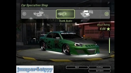 Nfs U2 - Tuning Na : Subaru Mwx Impreza: