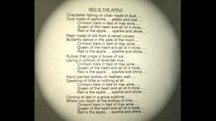 Rex Holman - Red Is The Apple - 1970
