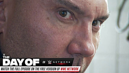 Batista suffers a wardrobe malfunction at Royal Rumble 2014: WWE The Day Of sneak peek