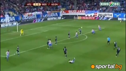 21.10.2010 Атлетико (мадрид) - Розенборг 3 : 0 Мач от Групите на Лига Европа 
