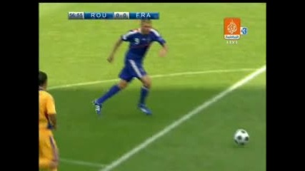 Euro 2008 - Франция - Румъния 0:0 Шут На Бензема *HQ*