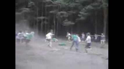 Gomel vs Torpedo Zhodino(25x25) hooligan fight
