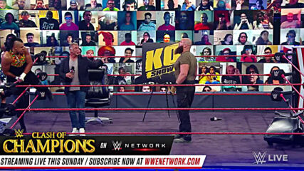 Braun Strowman and Dabba-Kato butt heads on “The Kevin Owens Show”: Raw, Sept. 21, 2020